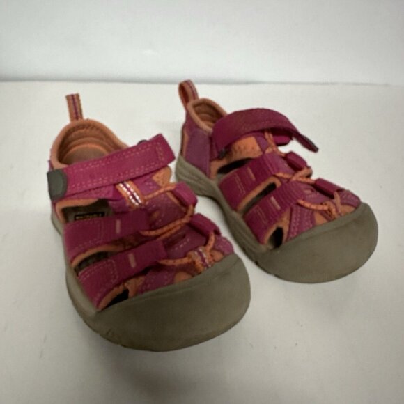 Keen Girls Outdoor Play Sandals Shoes Pink Toddler Size 6 School Hiking Water - Picture 4 of 9